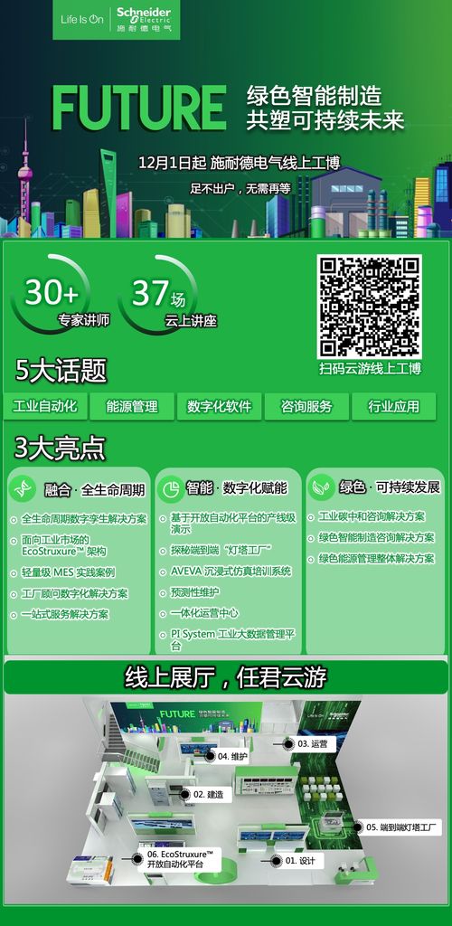 数字赋能，智在工博 施耐德电气以数字内容服务，加速工业迈向绿色智能制造